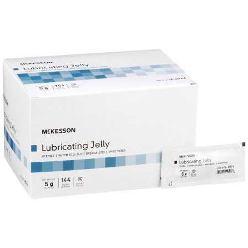 LUB JELLY STR FOIL PK 5MG 144/BX 6BX/CS MCK BRAND 16-8946 Each/1 16-8946 MCK BRAND 1066699_EA