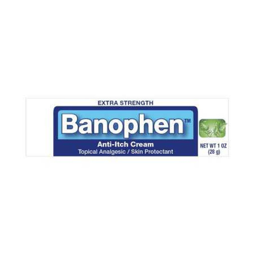Itch Relief Banophen 2% / 0.1% Strength Cream 30 Gram Tube 1415108 Each/1 1415108 US PHARMACEUTICAL DIVISION/MCK 497987_EA Itch Relief Banophen 2% / 0.1% Strength Cream 30 Gram Tube 1415108 Each/1 1415108 US PHARMACEUTICAL DIVISION/MCK 497987_EA