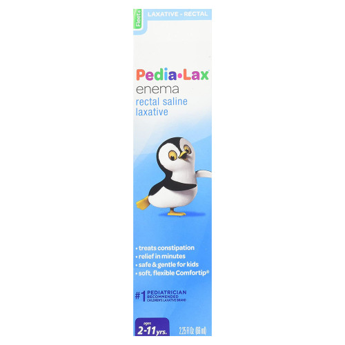 Enema Pedia-Lax 2.25 oz. 19 Gram - 7 Gram Strength Monobasic Sodium Phosphate / Dibasic Sodium Phosphate Pack of 1