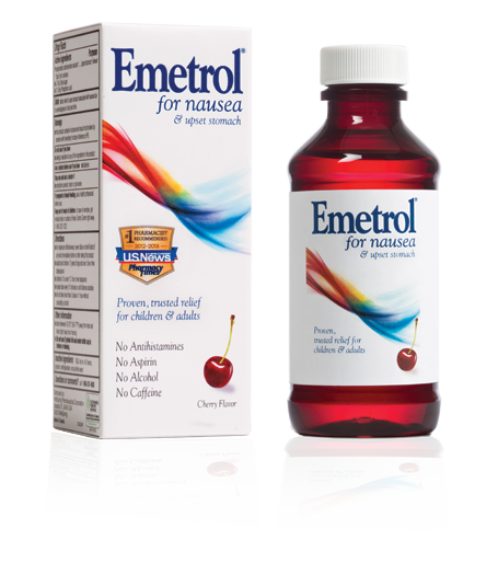 Nausea Relief Emetrol 21.5 mg - 1.87 Gram - 1.87 Gram Strength Liquid 4 oz. Pack of 1