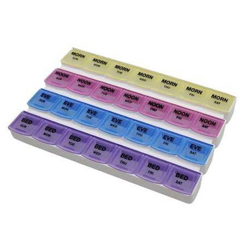 Pill Organizer Mediplanner® 7 Day 4 Dose 85-0101 Pack of 1 85-0101 Mediplanner® 1049933_EA Pill Organizer Mediplanner® 7 Day 4 Dose 85-0101 Pack of 1 85-0101 Mediplanner® 1049933_EA