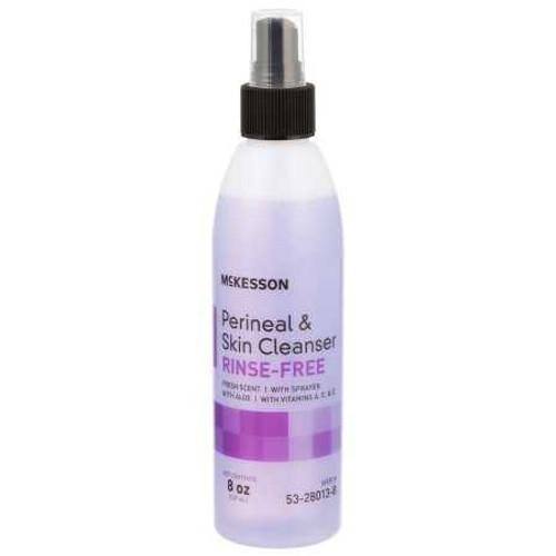 No-Rinse Perineal Wash McKesson Liquid 8 oz. Pump Bottle Fresh Scent 53-28013-8 Case/48 53-28013-8 MCK BRAND 877029_CS
