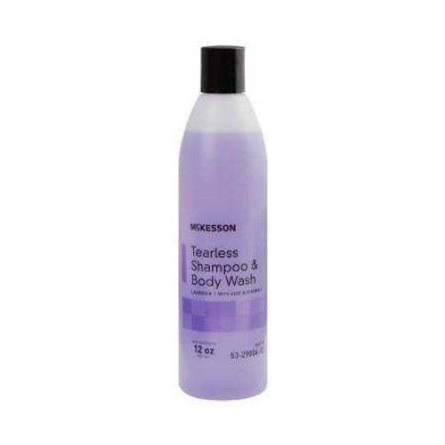 Tearless Shampoo and Body Wash McKesson 12 oz. Squeeze Bottle Lavender Scent 53-29004-12 Case/24 53-29004-12 MCK BRAND 877036_CS