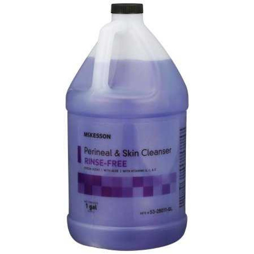 No-Rinse Perineal Wash McKesson Liquid 1 gal. Jug Fresh Scent 53-28011-GL Case/4 53-28011-GL MCK BRAND 877028_CS