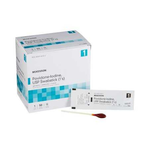 Impregnated Swabstick Select 1 Pack Individual Packet 10% Povidone-Iodine 986 Pack/1 986 MCK BRAND 854752_PK