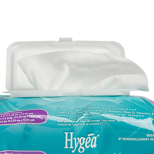Flushable Personal Wipe Hygea® Soft Pack Scented 48 Count A500F48 Case of 576 Hygea® 461596_CS