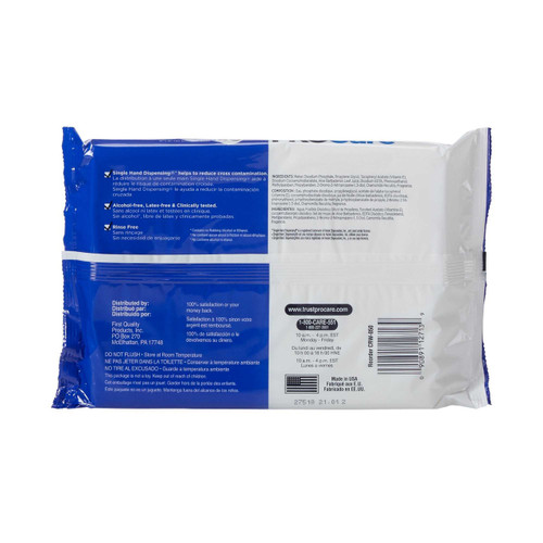 Personal Wipe ProCare Soft Pack Aloe / Vitamin E Scented 50 Count CRW-050 Case/600 - 55056300 CRW-050 FIRST QUALITY PRODUCTS INC. 802115_CS