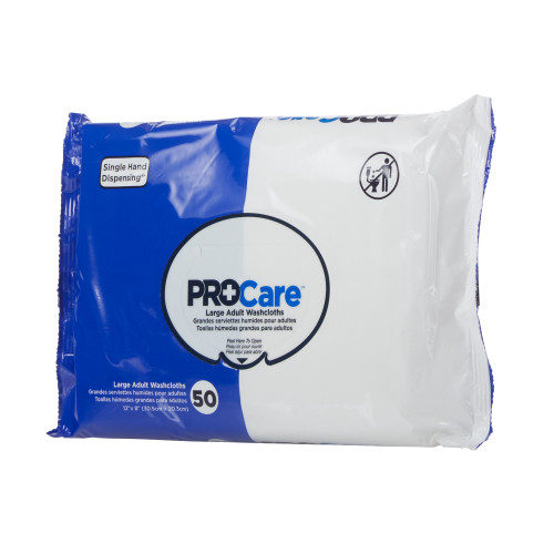 Personal Cleansing Wipe ProCare Soft Pack Scented CRW-050 Pack of 50