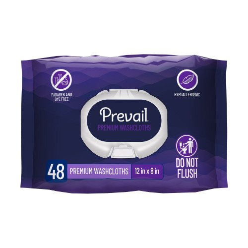 Personal Cleansing Wipe Prevail Soft Pack Fresh Scent WW-910 Case of 12