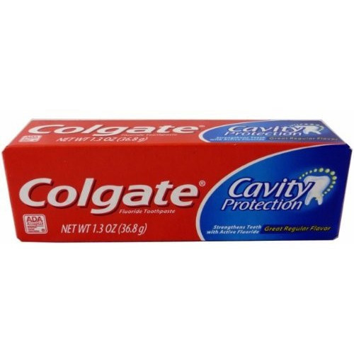 Colgate Cavity Protection Toothpaste, Regular Flavor, 1 oz., Case of 24