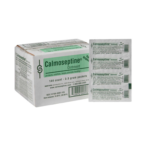 Skin Protectant Calmoseptine 0.125 oz. Individual Packet Ointment Scented 1952605 Case/144 1952605 US PHARMACEUTICAL DIVISION/MCK 457916_BX
