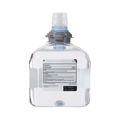 Hand Sanitizer Purell Advanced 1200 mL Alcohol Ethyl Foaming Dispenser Refill Bottle 5392-02 Each/1 Feb-92 GOJO INDUSTRIES INC 559814_EA