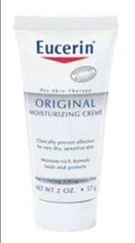 Eucerin Original 2 oz. Tube Unscented Cream Pack of 1