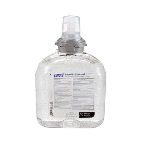 Hand Sanitizer Purell Advanced 1,200 mL Ethyl Alcohol Gel Dispenser Refill Bottle 5456-04 Pack of 1