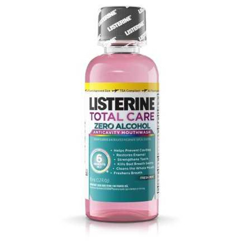 Mouthwash Listerine Total Care Zero 3.2 oz. Fresh Mint Flavor 10312547306680 Each/1 1.03E+13 Listerine 831832_EA