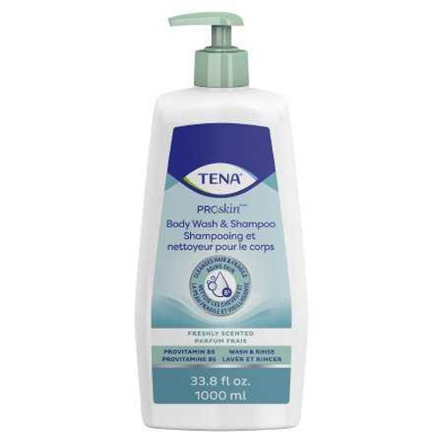 Shampoo and Body Wash TENA 33.8 oz. Pump Bottle Unscented 64343 Each/1 64343 SCA PERSONAL CARE 931619_EA