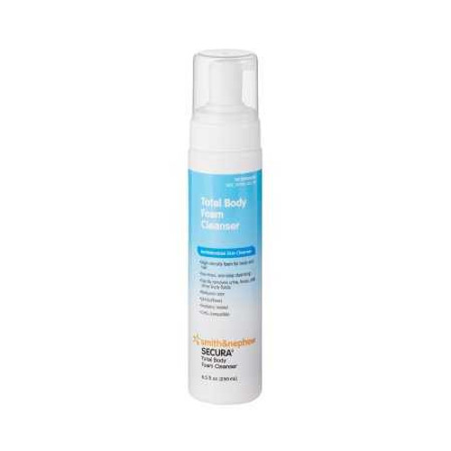 Rinse-Free Antimicrobial Body Wash Secura™ Total Body Foaming 8.5 oz. Pump Bottle Scented 59430300 Case of 12 59430300 Secura™ Total Body 703360_CS