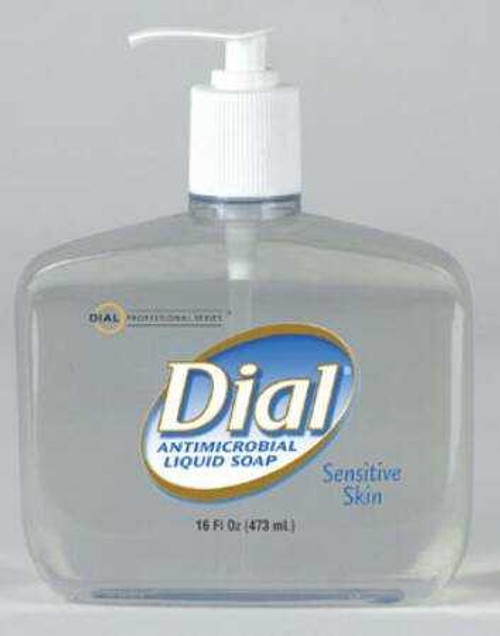 Antimicrobial Soap Dial® Professional for Sensitive Skin Liquid 16 oz. Pump Bottle Fresh Scent DIA80784 Pack of 1 DIA 80784 Dial® Professional for Sensitive Skin 333918_EA