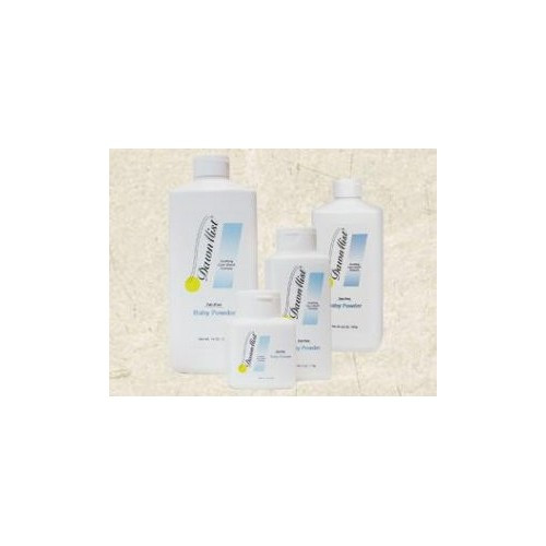 DawnMist Baby Powder Infused with Aloe and Vitamin E, Scented, 4 oz., Case of 48