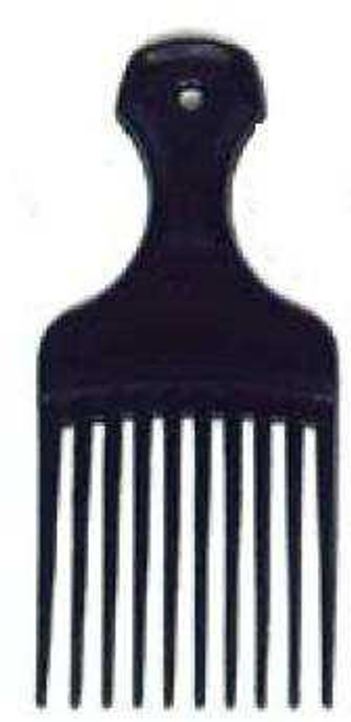 Hair Pick Dawn Mist 2-1/4 Inch Black Plastic 567 Case/576 567 DUKAL CORPORATION 466292_CS
