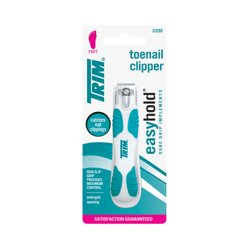 Toenail Clippers Easy Hold, Thumb Squeeze Lever 7-61B Pack of 1