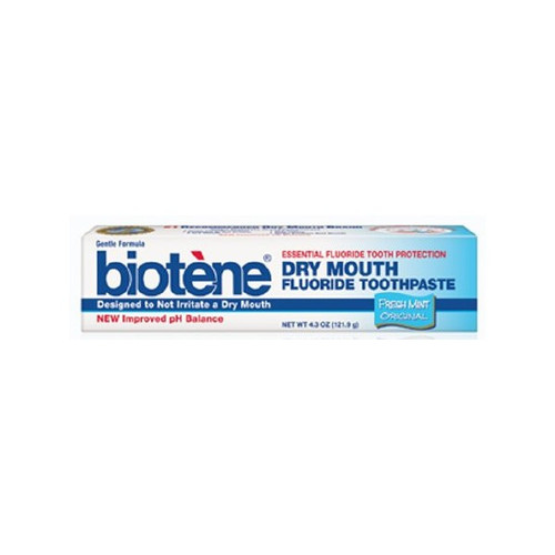 Biotene Toothpaste Fresh Mint Flavor 4.3 oz. Tube Pack of 1