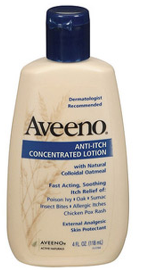 Aveeno Anti-Itch Concentrated Lotion, Calamine 3% Strength, 4 oz. Bottle of 1