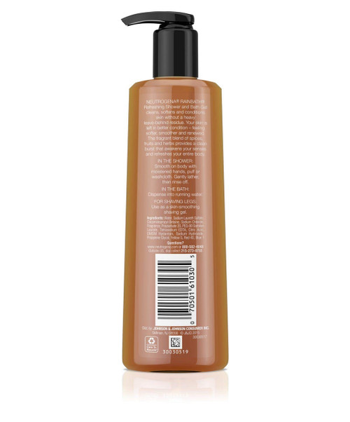 Body Wash Neutrogena Rainbath Gel 8.5 oz. Pump Bottle Scented 2255131 Each/1 2255131 US PHARMACEUTICAL DIVISION/MCK 761979_EA Body Wash Neutrogena Rainbath Gel 8.5 oz. Pump Bottle Scented 2255131 Each/1 2255131 US PHARMACEUTICAL DIVISION/MCK 761979_EA