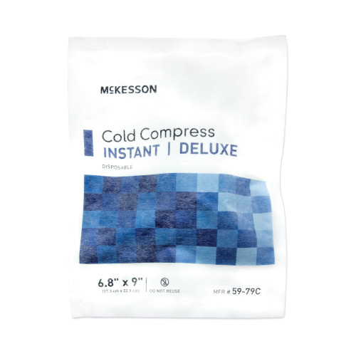 McKesson Deluxe Disposable Instant Cold Pack, Size Large 6.8 x 9'', Pack of 1