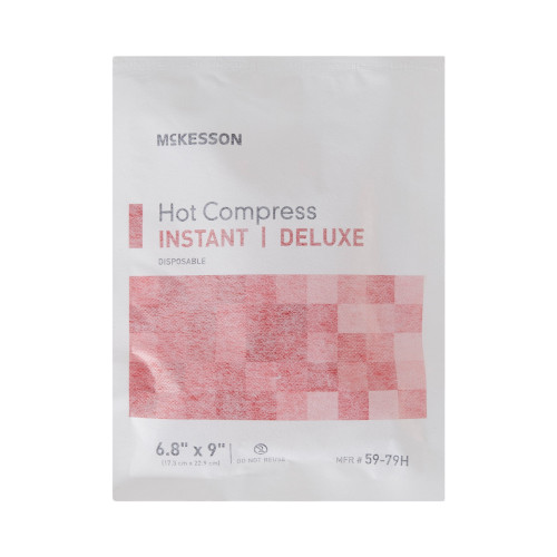 McKesson Disposable Instant Hot Pack, Size Large 6.8 x 9'', Case of 24