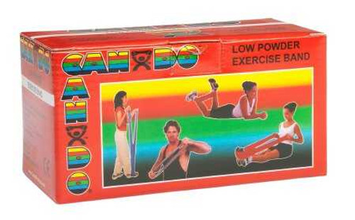 Exercise Band CanDo Low Powder Red 6 Yard Light Resistance 105212 Each/1 - 52127709 105212 FABRICATION ENTERPRISES 770497_EA