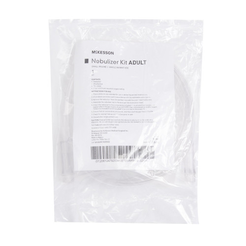 McKesson Handheld Nebulizer Kit Small Volume Medication Cup Adult / Pediatric Mouthpiece Delivery, 32644, Pack of 1