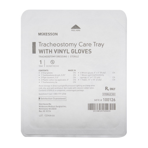 McKesson Tracheostomy Care Kit, 100126, Case of 20