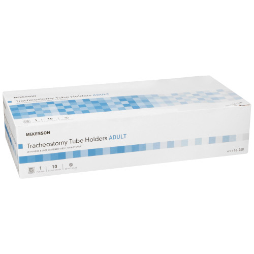 McKesson Tracheostomy Tube Holder 1 X 16-3/4 Inch Adult, 16-240, Case of 100