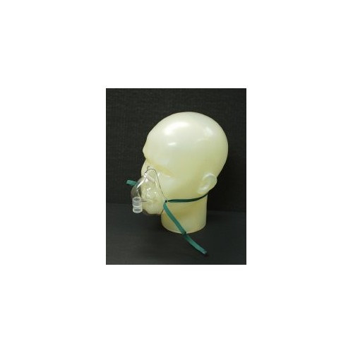 Salter Labs Aerosol Mask Elongated Style Adult One Size Fits Most Adjustable Head Strap, 8100-0-50, Pack of 1