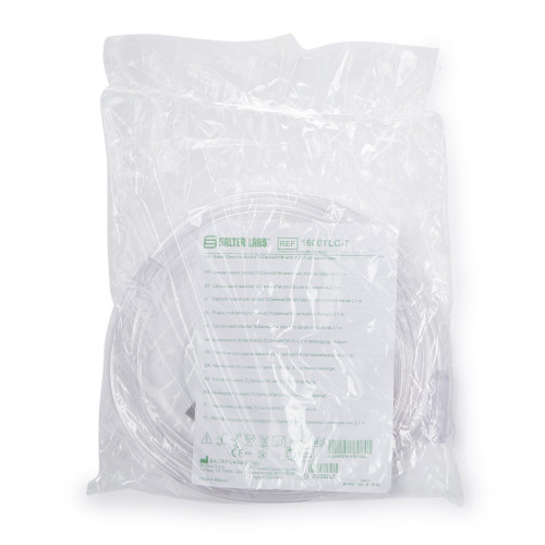Salter-Style TLCannula Nasal Cannula with Ear Cushion Adult Curved Prongs 7 Foot Tubing, 1600TLC-7-25, Case of 25