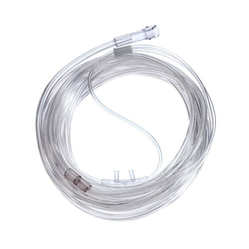 Hudson RCI Nasal Cannula Adult Curved Prong / NonFlared Tip 14 Foot O2 Line, HUD1810, Pack of 1