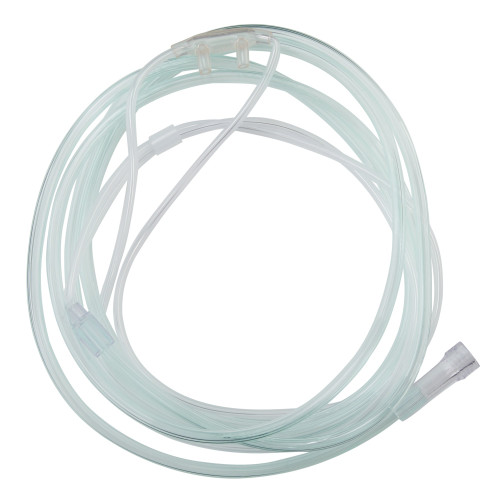 Comfort Soft Plus Nasal Cannula Adult Curved Prongs 7 Foot Tubing, 0556, Pack of 1