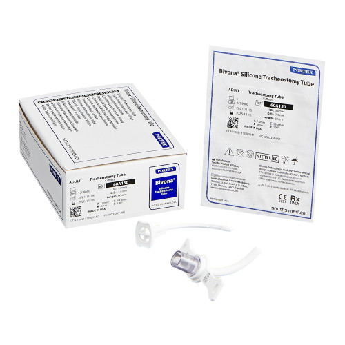 Bivona Uncuffed Tracheostomy Tube Size 5.0 Adult, 60A150, Pack of 1