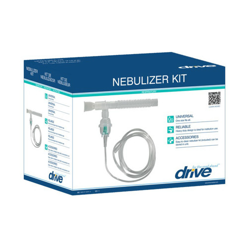 Drive Handheld Nebulizer Kit Small Volume Medication Cup Adult / Pediatric Mouthpiece Delivery, NEB KIT 500, Case of 50