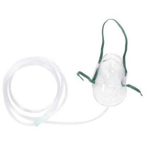 Oxygen Mask AirLife Elongated Adult One Size Fits Most Adjustable Elastic Head Strap 001201 Case/50 - 12013950 1201 CAREFUSION SOLUTIONS LLC 226849_CS
