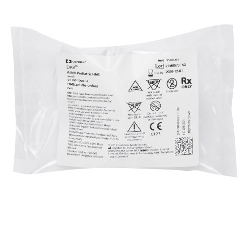 Hygrolife Heat and Moisture Exchanger-Trach 8 mg H?O/L @ VT 500 mL 1.0 cm H?O @ 30 LPM, 353U5413, Case of 50