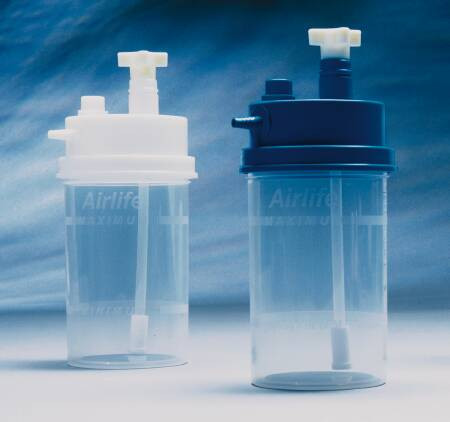 AirLife Bubble Humidifier 370 mL Unfilled, 002006, Case of 50