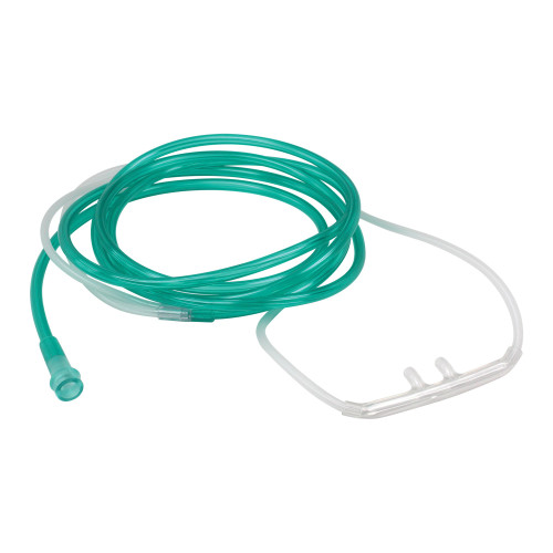 Nasal Cannula Adult Curved Prongs 7 Foot Tubing, RES1107SHF, Case of 25