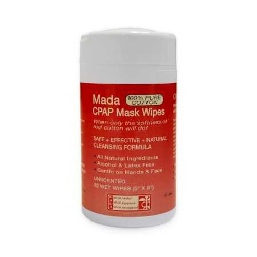 WIPE WET F/CPAP MASK 62/CT 12CT/CS MADA MEDIC 7035 Case of 12 7035 MADA MEDICAL 840007_CS WIPE WET F/CPAP MASK 62/CT 12CT/CS MADA MEDIC 7035 Case of 12 7035 MADA MEDICAL 840007_CS