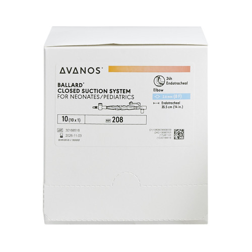 Ballard* Trach Care* Tracheostomy Elbow, 208, Case of 20