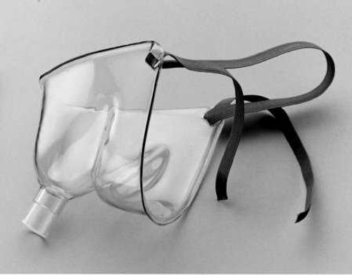 Oxygen Face Tent Salter Labs Under the Chin Adult One Size Fits Most Adjustable Neck Strap 1110-0-50 Each/1 1110-0-50 SALTER LABS 382053_EA