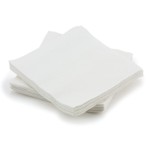 Washcloth McKesson 13 x 13 Inch White Disposable 18-950755 Case of 1