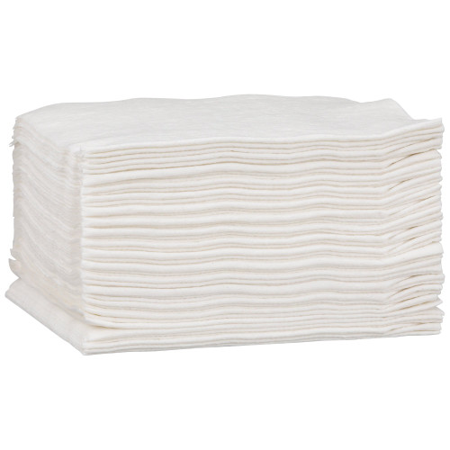 Washcloth McKesson 13 x 13 Inch White Disposable 18-950754 Case of 16