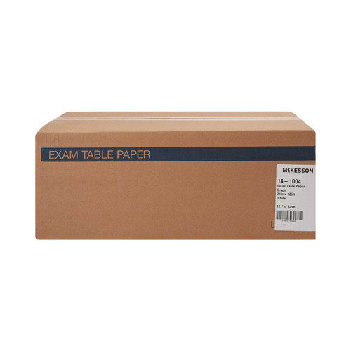 Table Paper McKesson 21 Inch White Crepe 18-1004 Case/12 18-1004 MCK BRAND 206476_CS Table Paper McKesson 21 Inch White Crepe 18-1004 Case/12 18-1004 MCK BRAND 206476_CS